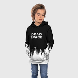 Толстовка-худи детская Dead Space монстры космоса, цвет: 3D-белый — фото 2