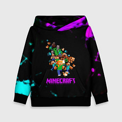 Детская толстовка Minecraft neon краски