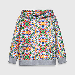 Детская толстовка Мелкий красочный узор