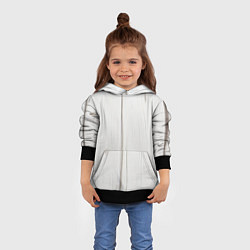 Толстовка-худи детская Текстура дерева - нейросеть, цвет: 3D-черный — фото 2