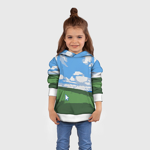 Детская толстовка Новый уродливый свитер от майков / 3D-Белый – фото 4