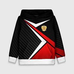 Детская толстовка Russia - black and red
