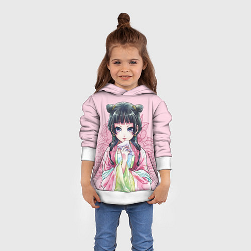 Детская толстовка Маомао - Монолог фармацевта / 3D-Белый – фото 4