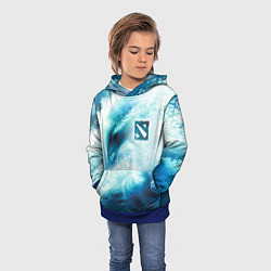 Толстовка-худи детская Dota 2 - Morphling, цвет: 3D-синий — фото 2