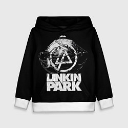 Толстовка-худи детская Linkin Park рэп-метал, цвет: 3D-белый