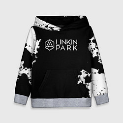 Толстовка-худи детская Linkin Park рок бенд, цвет: 3D-меланж