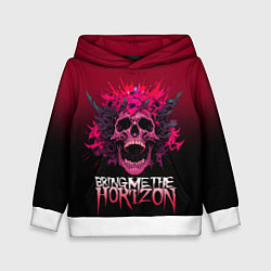 Толстовка-худи детская Bring Me the Horizon - rock band, цвет: 3D-белый