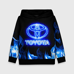 Детская толстовка Toyota neon fire