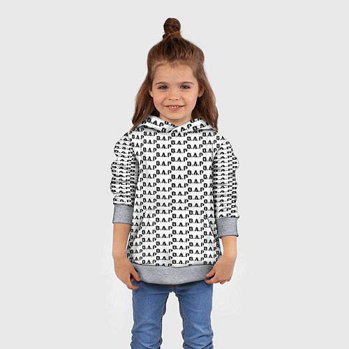 Детская толстовка BAP kpop steel pattern / 3D-Меланж – фото 4