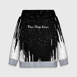 Толстовка-худи детская Three days grace rock band, цвет: 3D-меланж