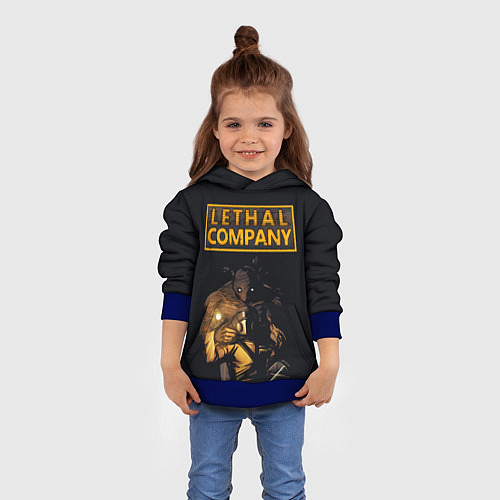Детская толстовка Lethal Company / 3D-Синий – фото 4