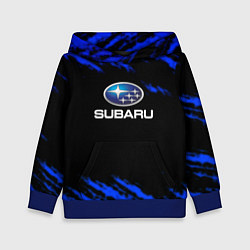 Детская толстовка Subaru текстура авто