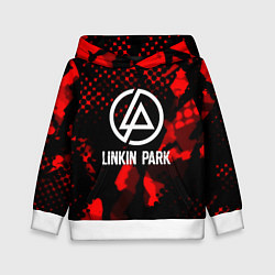 Детская толстовка Linkin park краски текстуры