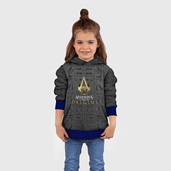 Толстовка-худи детская Пески Египта Assassins creed, цвет: 3D-синий — фото 2