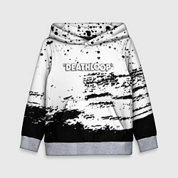 Толстовка-худи детская Deathloop чёрные краски, цвет: 3D-меланж