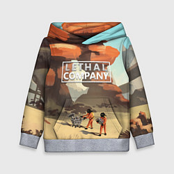 Толстовка-худи детская Lethal Company: Art, цвет: 3D-меланж