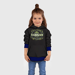 Толстовка-худи детская Ranger - DnD, цвет: 3D-синий — фото 2