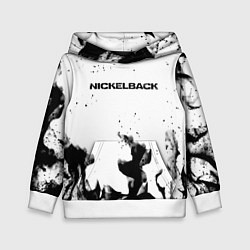 Детская толстовка Nickelback серый дым рок
