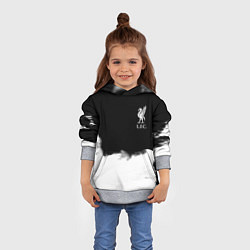 Толстовка-худи детская Liverpool текстура, цвет: 3D-меланж — фото 2