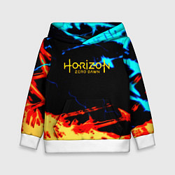 Детская толстовка Horizon zero dawn огонь и лёд