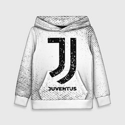 Детская толстовка Juventus с потертостями на светлом фоне