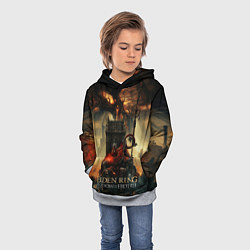 Толстовка-худи детская Мессмер Пронзатель elden ring shadow of the erdtre, цвет: 3D-меланж — фото 2