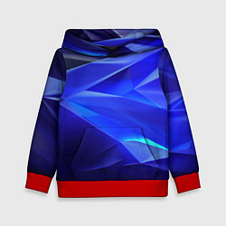 Детская толстовка Black and blue abstract background sport style