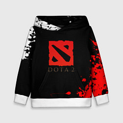 Детская толстовка Dota 2 краски текстура