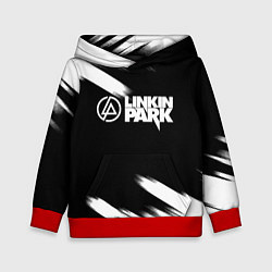 Детская толстовка Linkin park рок бенд краски