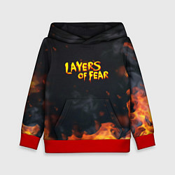 Детская толстовка Layers of Fear огненный стиль хоррор