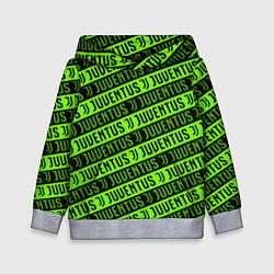 Детская толстовка Juventus green pattern sport