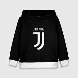 Детская толстовка Juventus sport fc белое лого