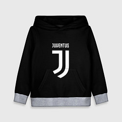 Детская толстовка Juventus sport fc белое лого