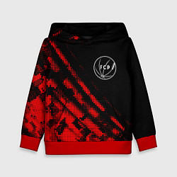Толстовка-худи детская Porto sport grunge, цвет: 3D-красный