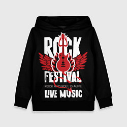 Детская толстовка Rock festival - live music