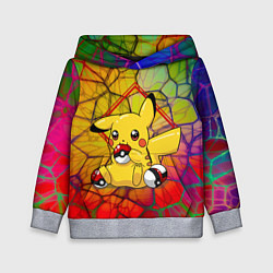 Детская толстовка Pikachu pokeballs