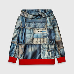 Детская толстовка Patchwork denim - vogue