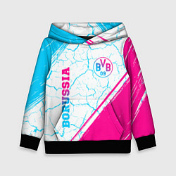 Детская толстовка Borussia neon gradient style вертикально