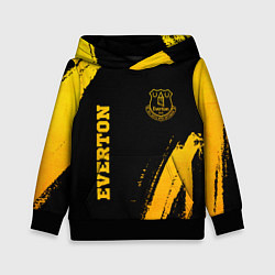 Детская толстовка Everton - gold gradient вертикально