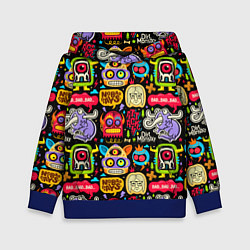 Толстовка-худи детская No bad days, цвет: 3D-синий