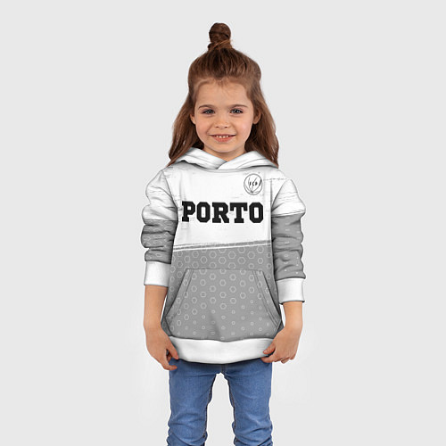 Детская толстовка Porto sport на светлом фоне посередине / 3D-Белый – фото 4