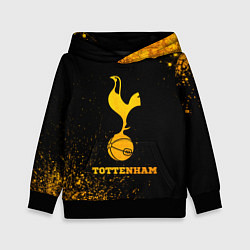 Детская толстовка Tottenham - gold gradient