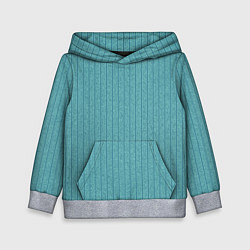 Детская толстовка Бирюзовый текстурированный в полоску
