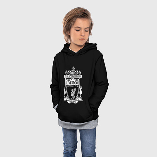 Детская толстовка Liverpool fc club / 3D-Меланж – фото 3