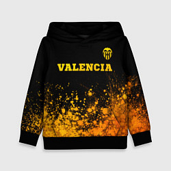 Толстовка-худи детская Valencia - gold gradient посередине, цвет: 3D-черный
