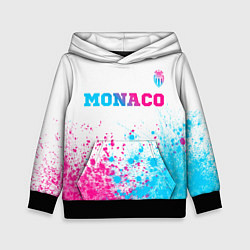 Детская толстовка Monaco neon gradient style посередине