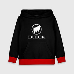 Толстовка-худи детская Buick avto, цвет: 3D-красный