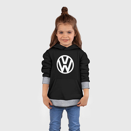Детская толстовка Volkswagen sport avto / 3D-Меланж – фото 4