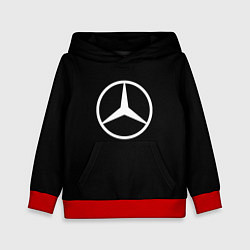 Детская толстовка Mercedes benz logo white