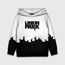 Толстовка-худи детская Linkin park rock fire, цвет: 3D-черный